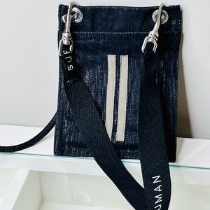 Rick Owens DRKSHDW Coated Canvas Side Pouch
